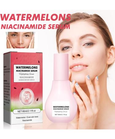 Watermelon Serum Watermelon Glow Niacinamide Moisturize Serum Niacinamide Serum Lightweight Hydrating Brightening Facial Serum Skin Lifting Anti-aging & Wrinkle Remove Face Serum for Women - Buy Online on GoSupps.com