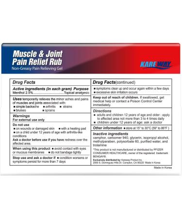 Pure-Aid Muscle & Joint Pain Relief Rub 2oz (4pk) - Fast Relief from Arthritis, Backache, Muscle & Joint Pain - Non-Greasy Cream - Buy Online on GoSupps.com
