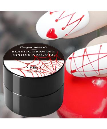 Spider Gel for | Multipurpose Gel Art Nail Polish Wire Drawing Nail Gel Compact Gel Liner Gel Nail Paint for Home Nail Salon Beauty Shops - Buy Online on GoSupps.com