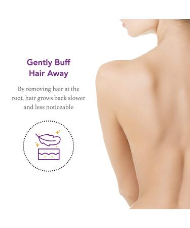 Hair Off Hair Remover Mitten - All-Natural & Painless Full Body Hair Removal - Chemical-Free Exfoliation - Pack of 4 (3 Mittens Per Box) - Buy Online on GoSupps.com