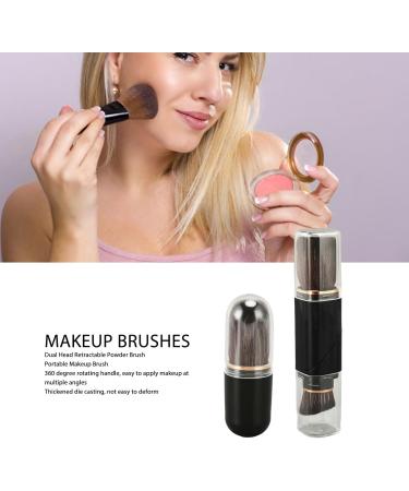 Portable Powder Brush Thickened Die Casting 360 Degree Rotating Double Head Retractable Powder Brush for Home - Buy Online on GoSupps.com