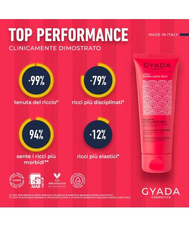  GYADA COSMETICS GYADA COSMETICS Modelling Balm for Curly and Soft Hair 98% Natural Ingredients Nourishes Detangles and Defines Anti-Frizz Action with Aloe Vera and Linseed Oils Coconut Argan and Jojoba 75 - Buy Online on GoSupps.com