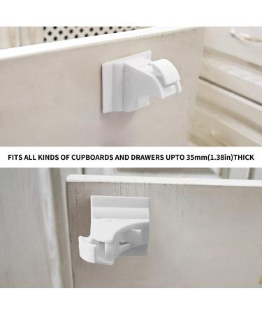 Norjews Child Safety Magnetic Cupboard Locks 20 Locks & 3 Keys - Easy Install No Screws Required - Baby Proofing Catches & Locks to Protect Kids - 20 Count - Buy Online on GoSupps.com