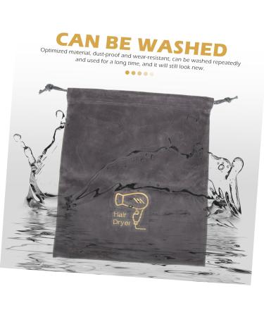 Healeved 2pcs Hair Dryer Bag Travel Hair Dryer Blowdryers for Hair Cosmetics Organizer Bag Flannel - Buy Online on GoSupps.com