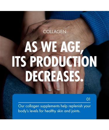 Marine Collagen Supplements for Women & Men 1200mg | 120 High Strength Marine Collagen Capsules | Pure Superior Type 1 Hydrolysed with Hyaluronic Acid Vitamins C E B12 Copper Zinc and Iodine 120 count (Pack of 1) - Buy Online on GoSupps.com