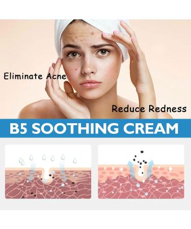Repairing Face Cream Smoothing Day Cream Anti-Redness Moisturising Cream Firming Face Cream for Sensitive Skin Vitamin B5 Cream Against Acne Brightening & Skin Repair - Buy Online on GoSupps.com