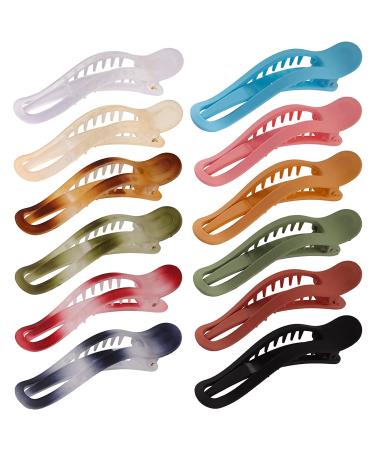 Magicsky 12 PCS Alligator Hair Claw Clips - French Matte Barrette for Thick & Thin Hair | Non-Slip Grip Styling Accessory for Women and Girls - Buy Online on GoSupps.com