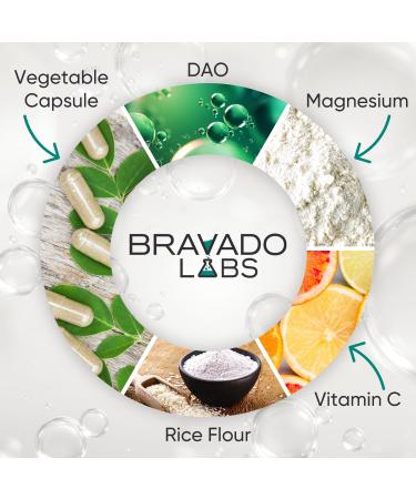 DAO Supplements Histamine Blocker Extra Potent 30 000 HDU DAO Enzyme Formula for Histamine Digest & Immune Support for Food-Related Histamine Intolerance - Daily Use - 120 caps. 120 Count (Pack of 1) - Buy Online on GoSupps.com