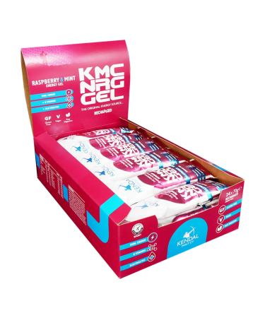 KMC NRG Gel: Refreshing Raspberry Mint Energy Gel 27g Dual Carb +Electrolytes +B Vitamins Informed Sport Vegan Gluten Free by Kendal Mint Co. (24x70g)