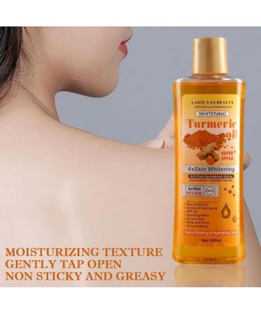 200ml Turmeric Oil Essential Oil Ginger Deep Hydration Moisturiser Face Serum - Buy Online on GoSupps.com