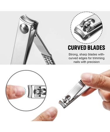 12-Piece Stainless Steel Nail Clipper Set - Bulk Pack for Women and Men - Buy Online on GoSupps.com