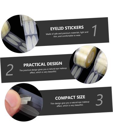 FRCOLOR 20 Rolls Double Eyelid Stickers Invisible Tape Eyelid Strip Tapes Eyelid Tapes Pretty Fake Eyelashes 1 count (Pack of 1) Light Yellowx5pcs - Buy Online on GoSupps.com