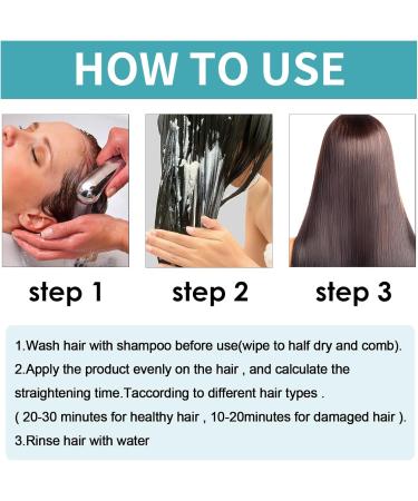 Hair straightening cream protein correcting hair straightening cream nourishing fast smoothing collagen hair straightening cream - Buy Online on GoSupps.com