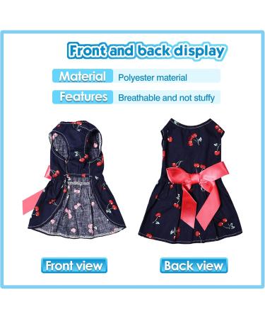 Petcute Dog Dress: Elegant Bowknot Summer Skirt for Small Dogs - Flower Tutu Wedding Lace & Princess Clothing - Buy Online on GoSupps.com
