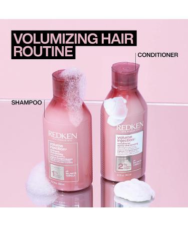 Redken Volume Injection Conditioner | Volumizing & Detangling for Fine Hair | 10.1 Fl Oz - Buy Online on GoSupps.com