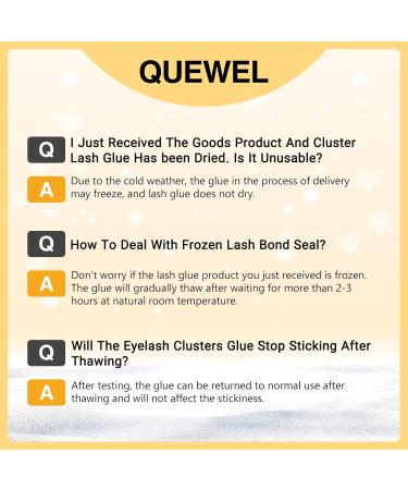 QUEWEL DIY Lash Extension Kit - Waterproof Lashes Clusters Applicator Tool Glue Remover for Natural Look at Home - Buy Online on GoSupps.com