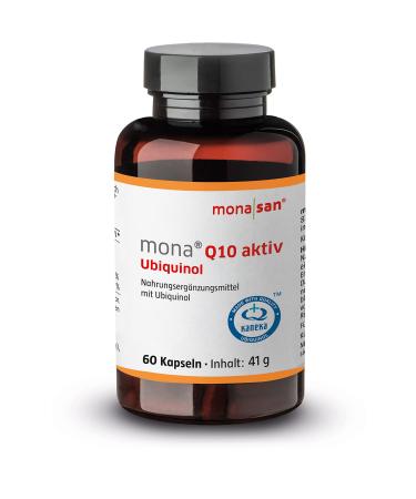 MONASAN mona Q10 active Ubiquinol 60 capsules Kaneka quality 100 mg bioidentical coenzyme Q10 vegetarian