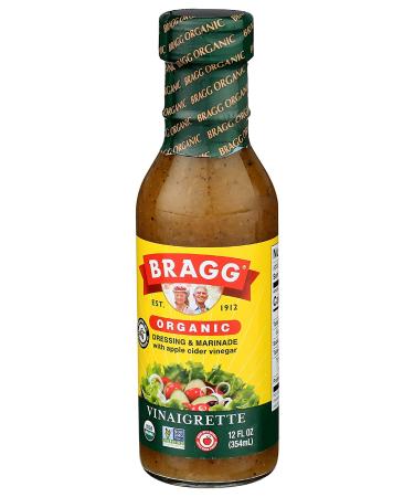 Bragg Organic Vinaigrette Dressing 12 oz - Healthy 12 Fl Oz Salad Dressing (1 Pack) - Buy Online on GoSupps.com