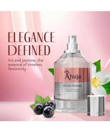 AHUJA Pour Femme Eau De Parfum 3.4oz for Women Long Lasting Fragrance with Notes of Iris Earthy Patchouli Warm Vanilla-Best Alternative to La Vie Est Belle. Vanilla 3.4 Fl Oz (Pack of 1) - Buy Online on GoSupps.com