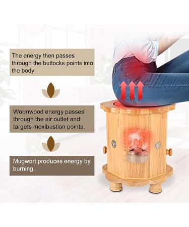 Ener Moxa Box - Portable Wooden Moxa Cone Burner for Therapy Meditation & Yoga - Alternative Acupuncture Solution - Yogam Pillow - Buy Online on GoSupps.com