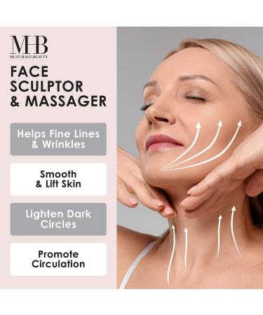 EXPRESSIONS Face Sculptor & Massager Textured Silicone Massager and Sculpting Device to Smooth Lift and Revitalize Your Skin | Professional Facial Tools for Skincare - Buy Online on GoSupps.com
