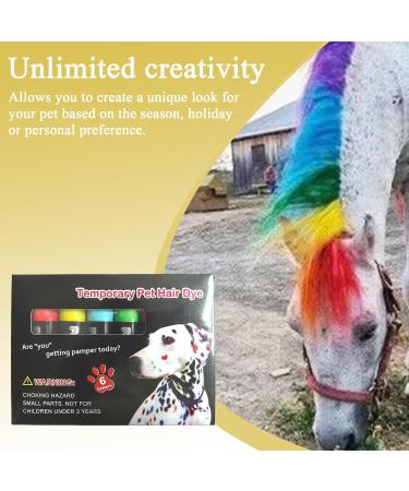 Dog Hair Dye | Styling and Coloring Pencil for Hair | Safe and Washable Temporary Paint for Creative Grooming and Festive Events - Buy Online on GoSupps.com