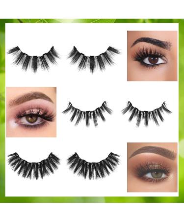 EARLLER 6D Magnetic Eyelashes with Eyeliner Kit - Reusable Mink Lashes, Long & Natural Look, No Glue Needed - 3 Pairs - Buy Online on GoSupps.com