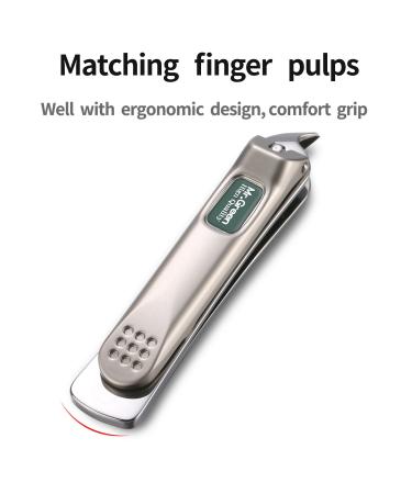 Medical Grade Stainless Steel Nail Clippers & Cuticle Clipper - Sharp & Durable Cutter for Men and Women (M-1110plus) - Buy Online on GoSupps.com