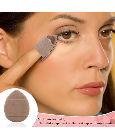 12-Piece Mini Triangle Makeup Puff Set for Setting Mineral Loose Powder (Pink Nude) - Buy Online on GoSupps.com