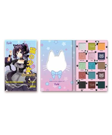RUDE Manga Collection Pressed Pigments & Shadows - Cat Girl Chronicles