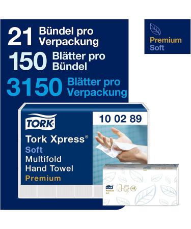 Buy Tork XPress Soft Multifold Paper Towels & Mini Dispenser Set - Premium 2-Layer White Towels Compact H2 Bundle for International Shipping - Buy Online on GoSupps.com