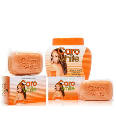 Caro White Combo 3 (Cream 6.9oz + 2 Soaps 6.3oz) by Caro White - Buy Online on GoSupps.com