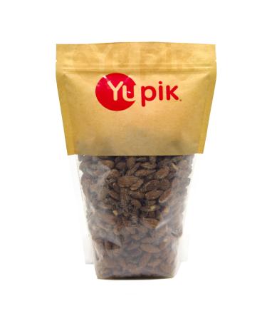 Yupik Roasted Salted Jumbo Almonds 1 kg Kosher Gluten-Free Large Almonds Seasoned Nuts Lightly Roasted Salty Flavor Source of Fiber & Protein Crunchy Savory Snacks