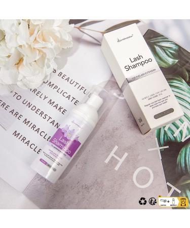Eyelash Shampoo for Extensions | 60ml Foam Cleaner | Freesia Scent | Salon & Home Use - Buy Online on GoSupps.com