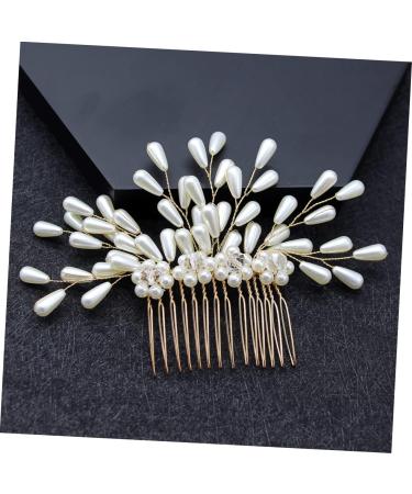DOITOOL Bridal Hair Clip Bridesmaid Hair Accessories Hair Side Comb Clip Hair Combs for Women Clip Wedding Hair Comb Crystal Hair Comb Hair Jewels for Women Tiara Miss Hairpin Pearl - Buy Online on GoSupps.com