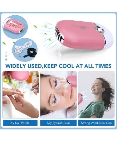 VISCOO Eyelash Shampoo & Cleanser Kit with USB Lash Fan - 150ml Wash Bottle, 60ml Clean Mousse, Mascara Brush, Cleansing Brushes - Salon & Home Use - Buy Online on GoSupps.com