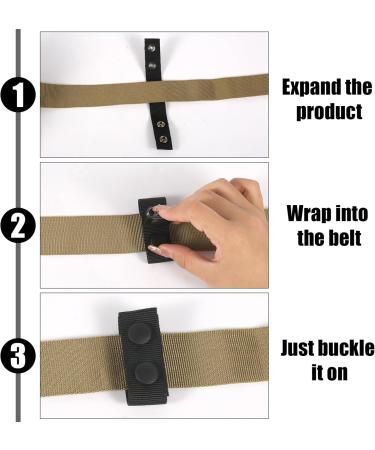 Peutier 20st Nylon Belt Loops - Secure Belt Keeper for 3.81/6.35cm Belts | Ideal for Police & Security Use - International Shipping Available - Buy Online on GoSupps.com
