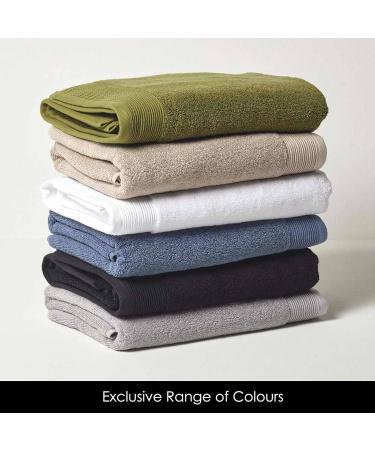 Buy Homescapes 2 Set Premium Washcloths - 100% Egyptian Cotton 30x30 cm 700 g/m Black Face Towels | Fast International Shipping - Buy Online on GoSupps.com