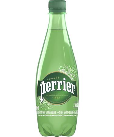 Perrier Carbonated Natural Spring Sparkling Water Original 500mL Plastic Bottle 24 Bottles Total & Carbonated Natural Spring Sparkling Water Original 1L Plastic Bottle 6 Bottles Total - Buy Online on GoSupps.com