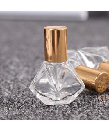 Beaupretty Travel Size Perfume Bottles - 8Pcs Clear Glass Essential Oil Rollers with Funnel - Star Shaped Design for Easy Travel - Buy Online on GoSupps.com