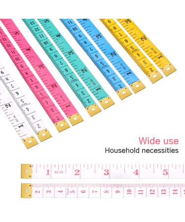 12 PCS Soft Tape Measures - 60-Inch/150cm Double-Scale Ruler for Sewing, Tailoring & Body Measurements - Buy Online on GoSupps.com