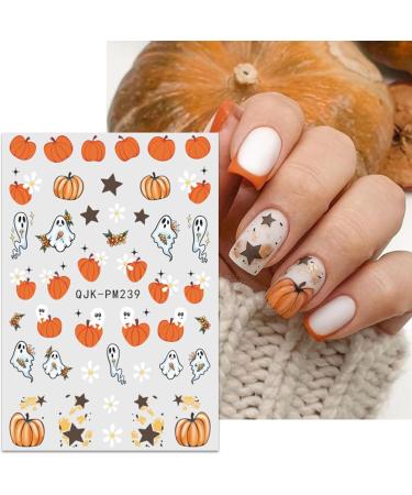 JMEOWIO 9 Sheets Halloween Nail Art Stickers Decals Self-Adhesive Star Cute Ghost Nail Supplies Nail Art Design Decoration Accessories - Buy Online on GoSupps.com