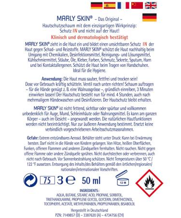 Marly Skin Protection Foam 50ml - Eczema Relief Hand Eczema Dermatitis & Contact Allergy Treatment - Buy Online on GoSupps.com