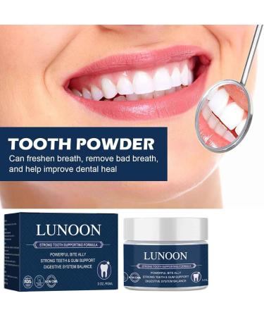 Fortbite Tooth Powder & Toothpaste | Strong Tooth Support & Remineralizing Formula for Healthy Teeth & Gums | Tooth Whitening & Stain Removal (1PC) - Buy Online on GoSupps.com