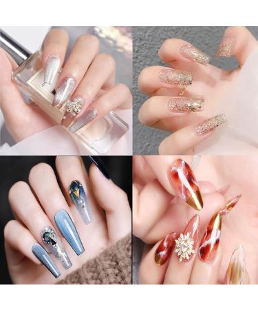 Pack of 120 Self-Adhesive Butterfly Nail Stencils - Silver Purple Gel Nail Modeling Stencils for Stunning Designs - Buy Online on GoSupps.com