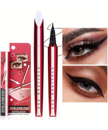  G n rique Waterproof Liquid Eyeliner - Black Liquid Long-Lasting Waterproof Eyeliner Pen Long-Lasting Eyeliner Pencil | Quick-Drying Natural Liquid Eyeliner Non-Smudge Cosmetic Pen - Buy Online on GoSupps.com