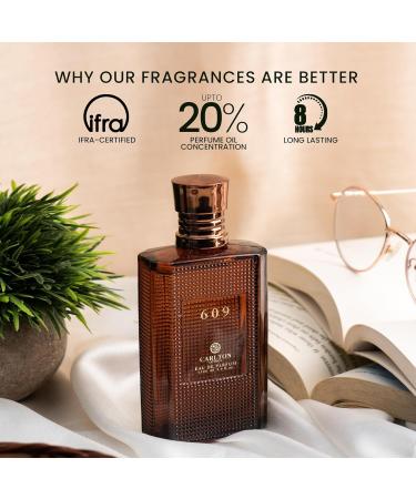 Car.lt.on London Men Perfume 609 I With grapefruit orange bergamot and musk II Best for Men and boys II Eau De Parfum II Enhances Mood and Boosts confidence - 100ML - Buy Online on GoSupps.com