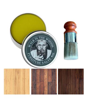 Furniture Salve For Leather Salve With Brush For Leather Leather Salve With Brush Leather Restorer Repair & Conditioner Furniture Polish Wax Long-Lasting Leather Care Kit For Wood Chair