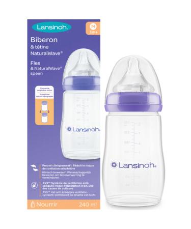 Lansinoh I Natural Wave PP Baby Bottle 240 Ml