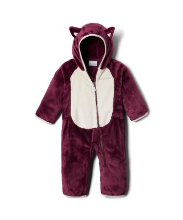 Columbia Unisex Kids Foxy Baby sherpa Bunting Snowsuit Romper 6-12 Months Marionberry Chalk